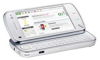 Nokia N97 side slider touchscreen phone