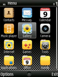 Power orange theme 