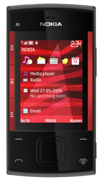 Nokia X3 cell phone